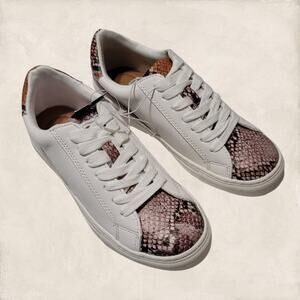 Universal Thread Mocha Brown Brittin Snake Print Sneakers